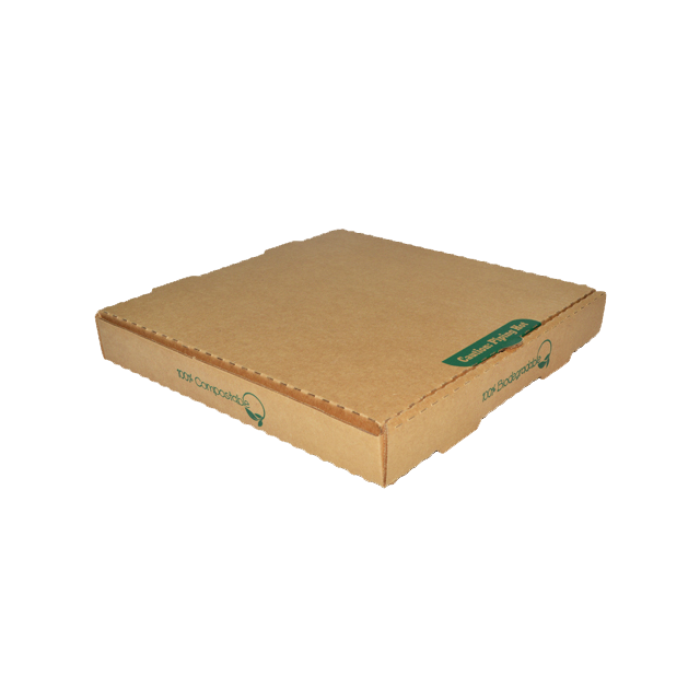 GreenBox Corrugated Recycled Pizza Boxes - 12 Box (50/Bundle)